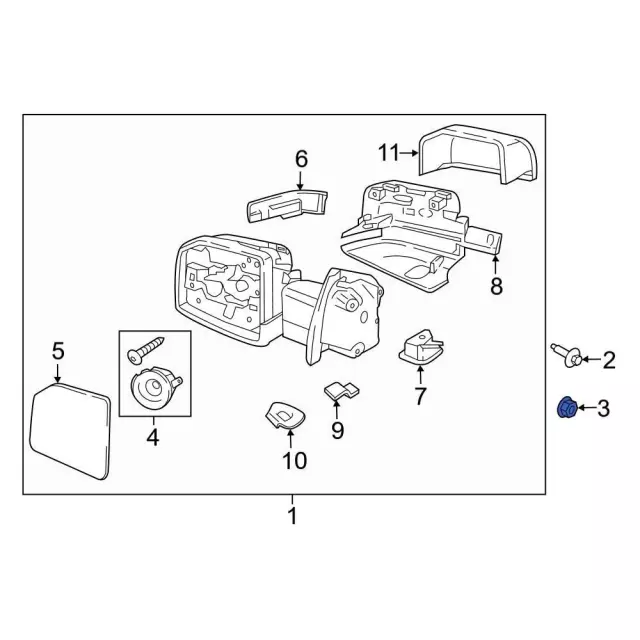 w718962s437 - Ford Mirror Nut | Levittown Ford Parts