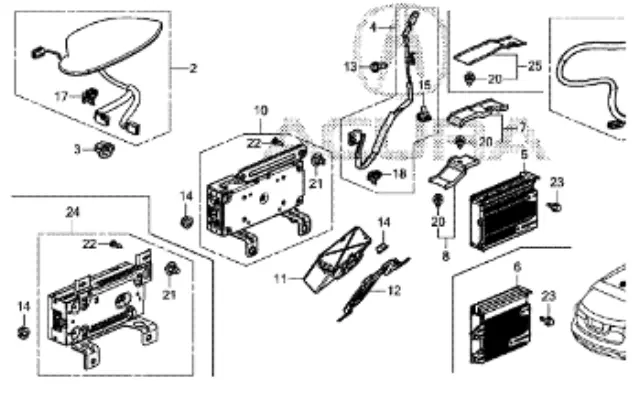 Roof Antenna - Fathom Blue Pearl