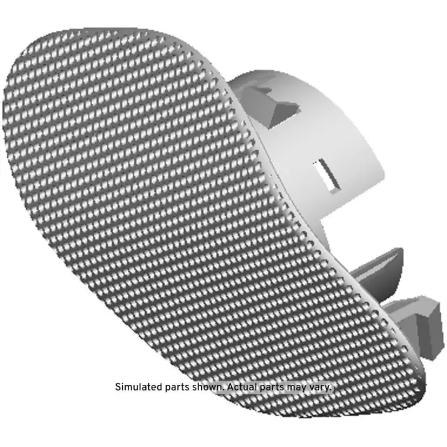 Black Passenger Side A-Pillar Trim Panel Speaker Grille