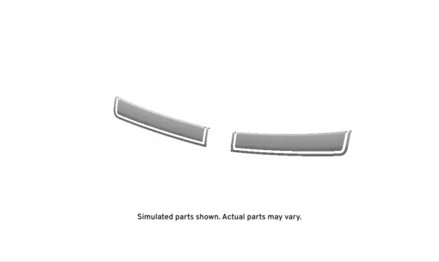 Black Rear End Spoiler Decal