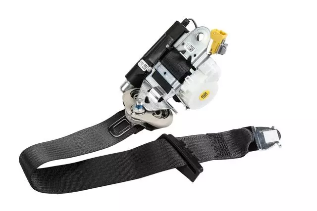 Ebony Driver Seat Belt with Retractor and Pre-Tensioner