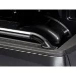 2015-2024 F150 Chrome Bed Rails w/ Black End Caps For 6.5' Bed
