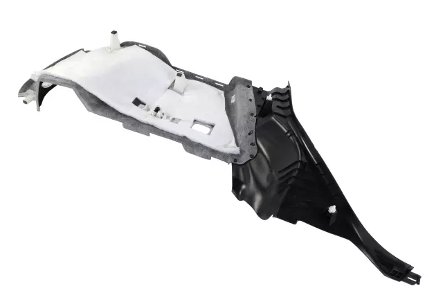 Black Passenger Side Quarter Lower Rear Trim Panel