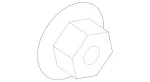 1954-2026 Mercedes-Benz - Nut-And-Washer Assembly