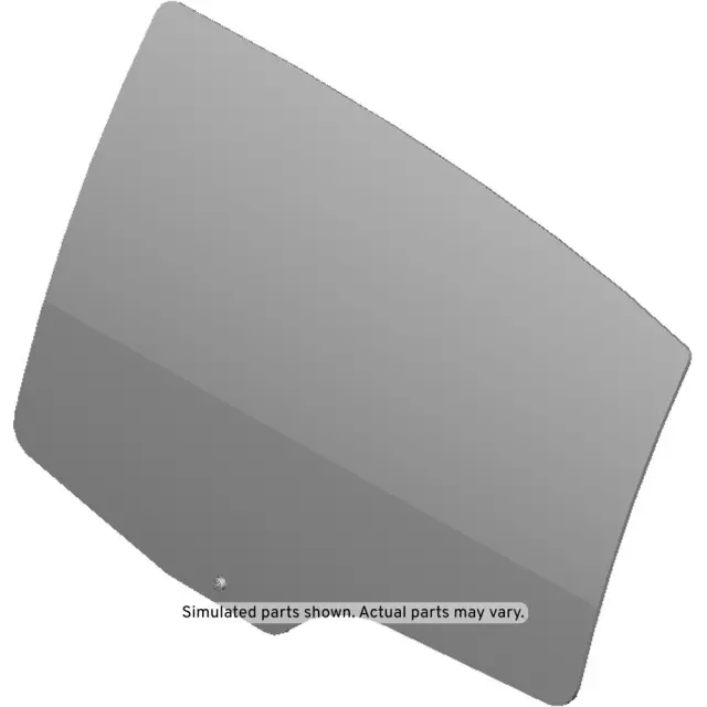 Driver Side Rear Door Window