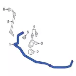 2018-2020 Ford Mustang - Stabilizer Bar