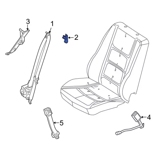 DA8Z-7460262-AA - Upper Cover Ford Parts Direct