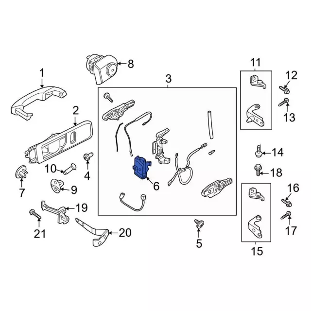mb5z78264a26f - Ford Latch | Levittown Ford Parts
