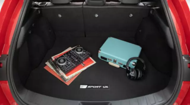 Carpet Cargo Mat - Red - W/ Rear Speaker