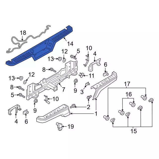 hl3z17b807cd - Ford Step Pad | Levittown Ford Parts
