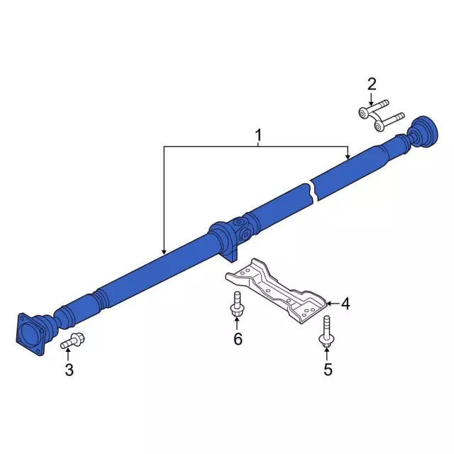 2016-2019 Ford Explorer Drive Shaft FB5Z-4R602-A | OEM Parts Online