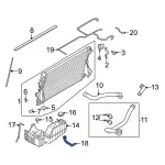 Engine Coolant Overflow Hose