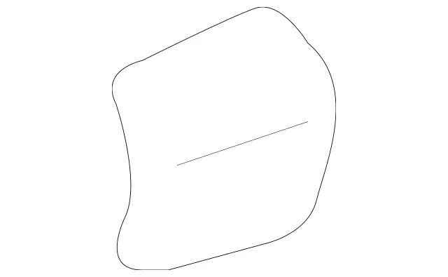 Mercedes-Benz 2003 - 2012 Mercedes-Benz Rocker Panel Molding Cap 230-698-10-30-1693