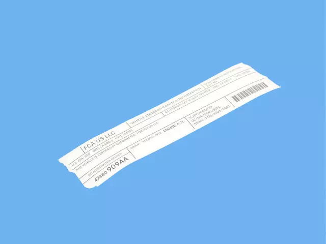 VECI LABEL - LABEL 47480909AA