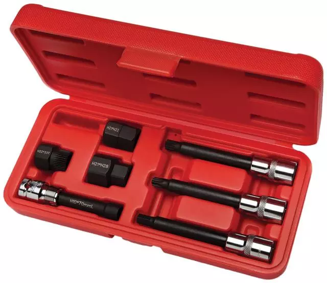 Alternator Decoupler Pulley Tool Kit with Sockets