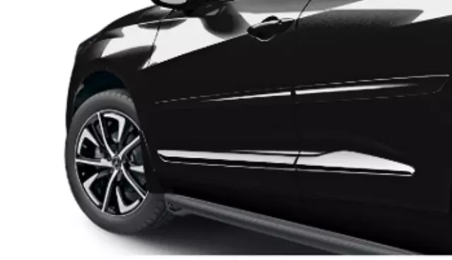 B.　904060ブラックカラー　側面左アクリル 2019-2020 Acura MDX Body Side Moldings - Majestic Black Pearl