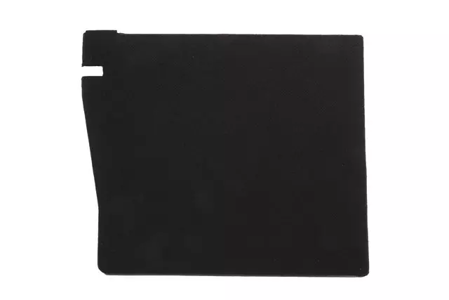 Jet Black Rear Driver Side Seat Back Carpet