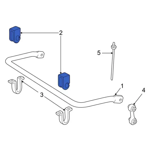 8L5Z-5484-A - Stabilizer Bar Insulator - 1998-2011 Ford | Eastgate