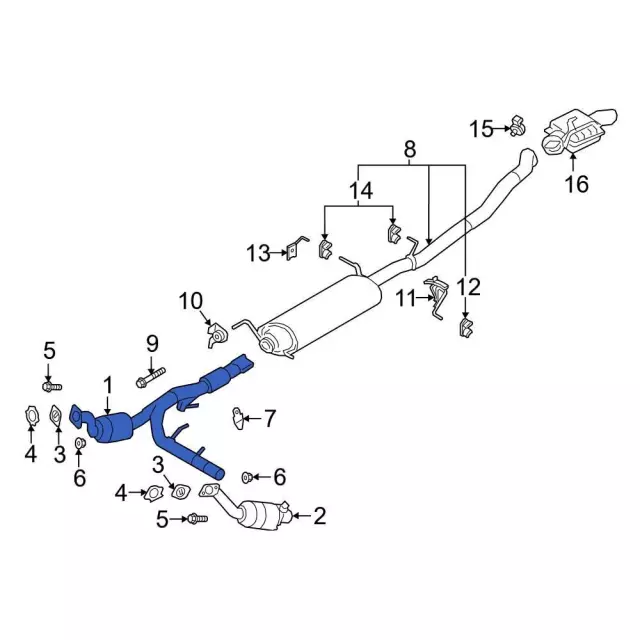JL7Z-5E212-R - Catalytic Converter - 2018-2021 Ford | Eastgate