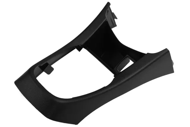 Jet Black Front Floor Console Trim Plate