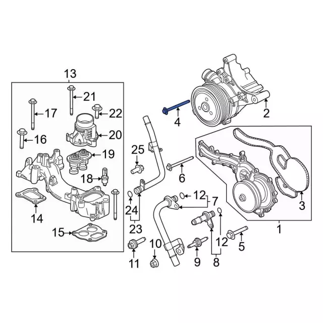 A/C Compressor Bolt W704750-S437 | OEM Parts Online