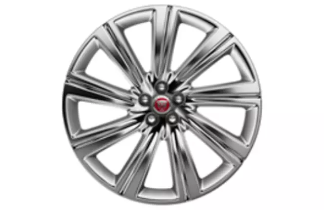 Alloy Wheel, 22 Inch Turbine, 9 Spoke