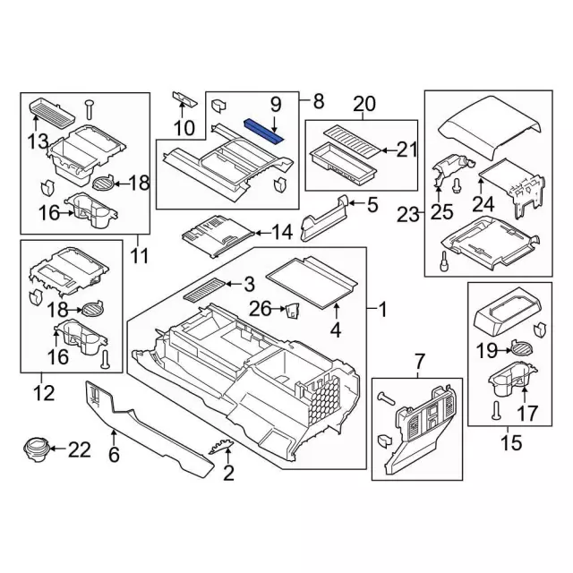 fl3z15045g34da - Ford Front Panel Mat | Levittown Ford Parts
