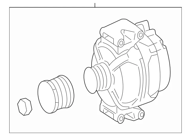 Genuine Mercedes-Benz Remanufactured Alternator 000-906-36