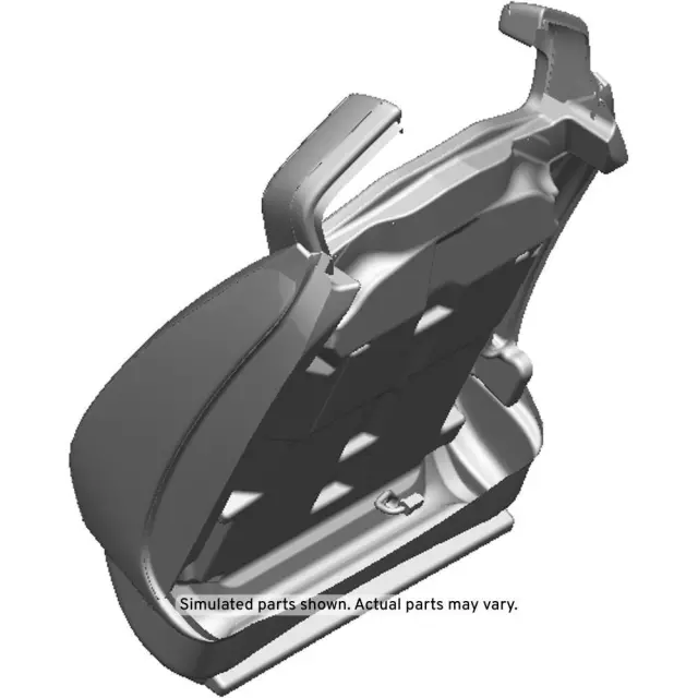 Jet Black Passenger Seat