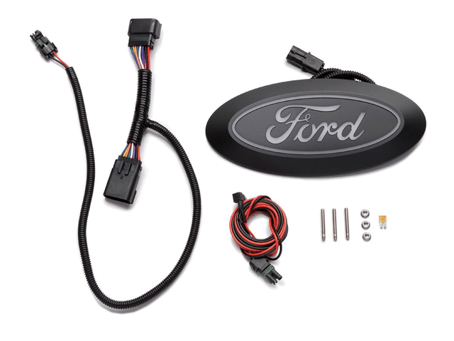 Front Lighted Ford Oval Halogen For Vehicles