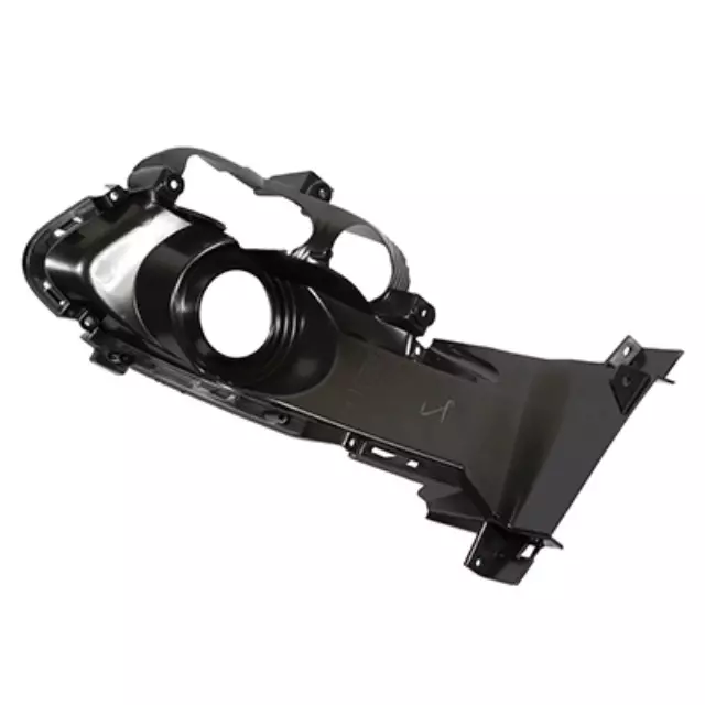 Right Side Fog Light Cover For Mustang – Textured Black, Fits 2010-2012 Models, No Fog Light Hole, Evan-Fischer