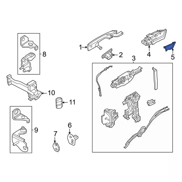 jx7z4273bb - Ford Interior Door Handle Screw Cap | Levittown Ford