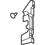 Radiator Support Air Deflector