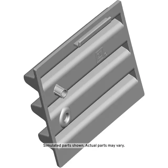 2021-2024 Cadillac - Black Front Bumper Fascia Tow Eye Access Hole Cover