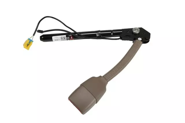 Neutral Medium Driver Seat Belt with Buckle