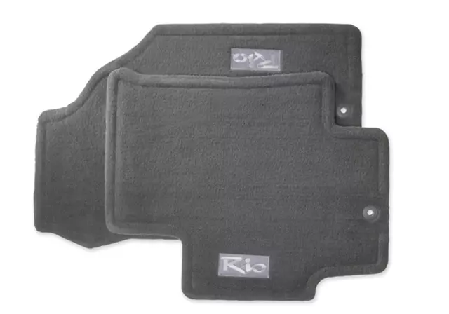 Floor Mats, Carpet - Beige W\/Silver Logo