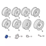 2021-2024 Ford Bronco Sport - Center Cap