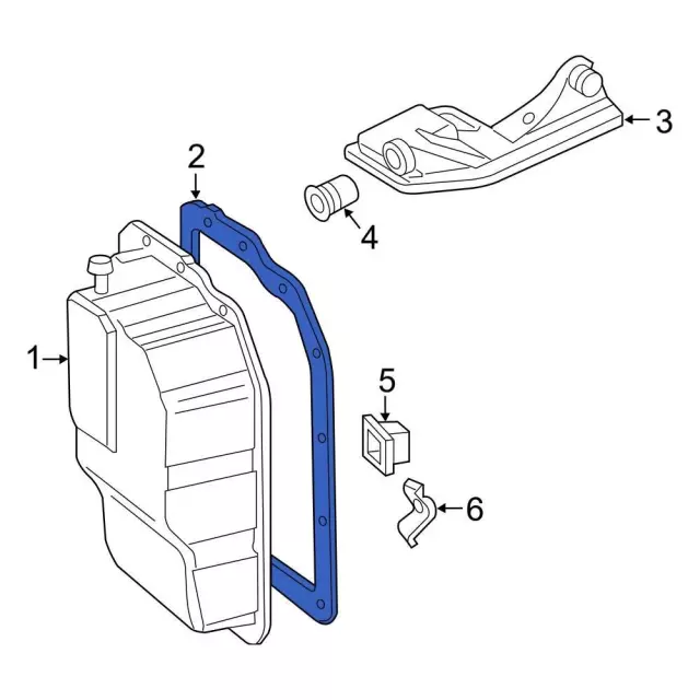3L8Z-7F396-AA - Pan Gasket 2005-2008 Ford | Online Ford Parts Catalog