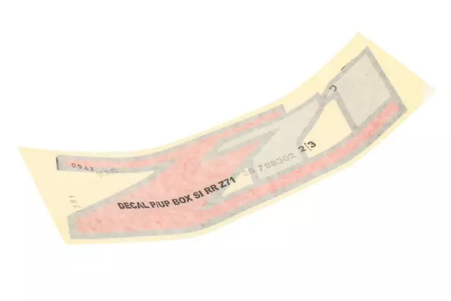 Pickup Box Side Rear Decal