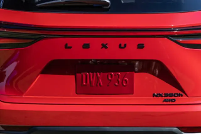 2025-2026 Lexus Black Emblem Overlays - NX350h & Awd PT948-78253