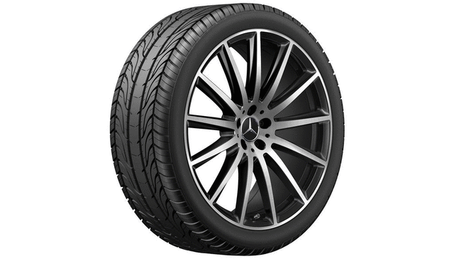 M's  167-401-75-00-7X23 - Wheel Alloy 22 multi-spoke 9.5 x 22