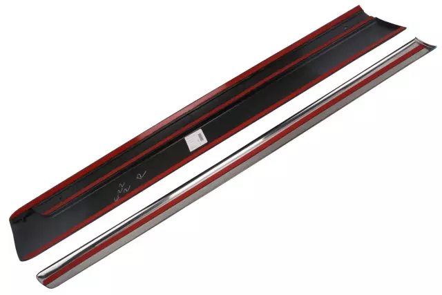 Black Passenger Side Front Side Door Molding