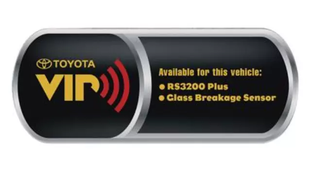 Toyota VIP Security System With Glass Break Sensor - For RAV4 & More