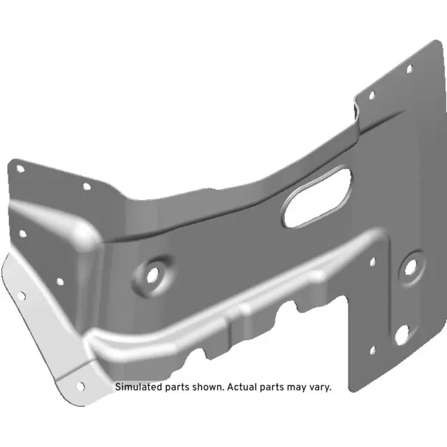 Passenger Side Engine Compartment Inner Side Rail Gusset