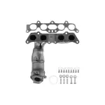 Catalytic Converter with Integrated Exhaust Manifold