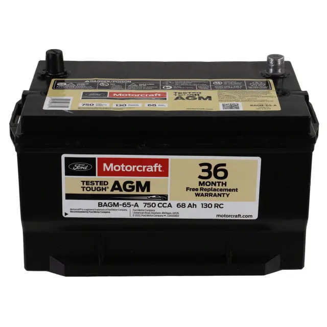 2023-2025 Ford Motorcraft™ Vehicle Battery BAGM-65-A | TascaParts.com