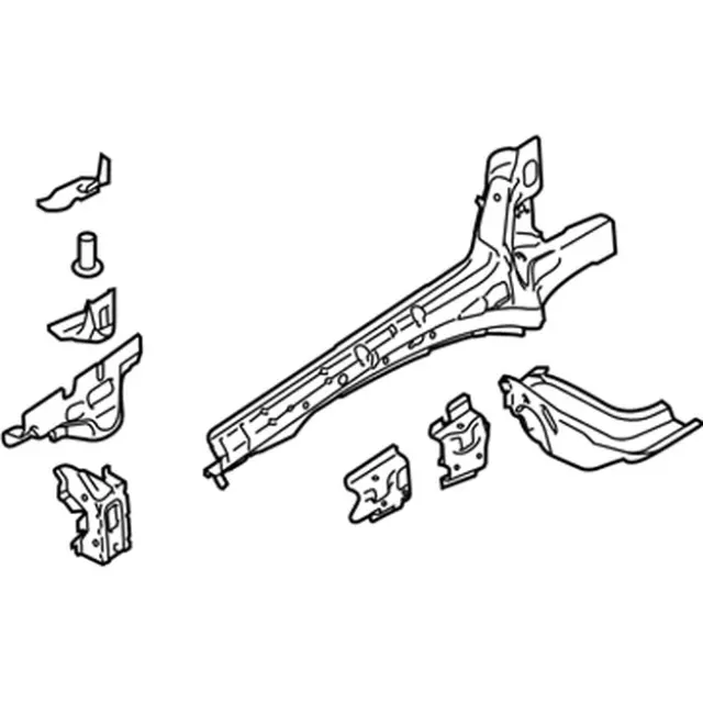 da8z7410009a - Ford Frame Side Member Assembly | Levittown Ford Parts