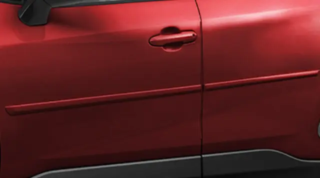 新品塗装品 パープルメタリック ミラー 左右セット (三段シート ピヨピヨ 旗棒 2019-2025 Toyota Moldings, Body Side, Ruby Flare Pearl PT938-42190