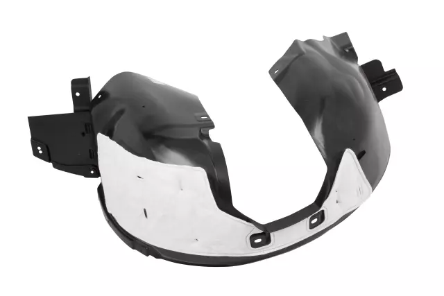 Driver Side Front Wheelhouse Liner with Retainer and Deflector