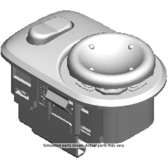 Black Outside Rearview Mirror Remote Control Switch